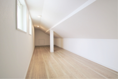 小屋裏収納のある家の施行事例