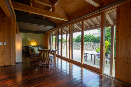 大開口窓のある家の施工事例